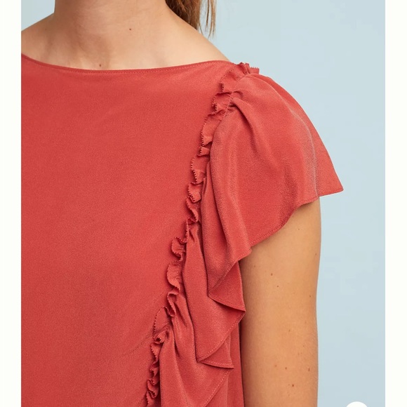 FRYE HARPER RUFFLE BLOUSE - Picture 3 of 9